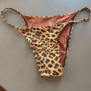 Monday swimwear cheetah bikini bottom NWOT